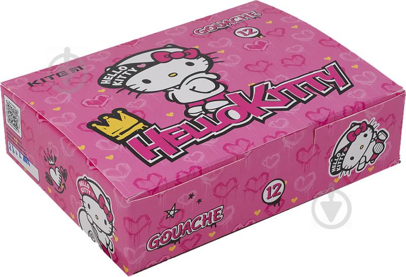 Фарби гуашеві Hello Kitty HK21-063 12 кольорів KITE - фото 1