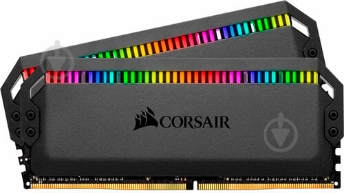 Оперативна пам'ять Corsair DDR4 SDRAM 8 GB (2x8GB) 3000 MHz (CMT16GX4M2C3000C15) Dominato Platinum RGB - фото 1