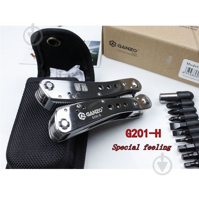 Мультитул Ganzo Multi Tool G201-H (22 функції) 000581104 - фото 2
