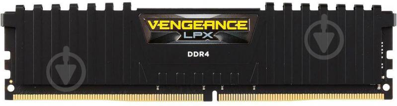 Оперативная память Corsair DDR4 SDRAM 16 GB (1x16GB) 3000 MHz (CMK16GX4M1D3000C16) Vengeance LPX Black - фото 1