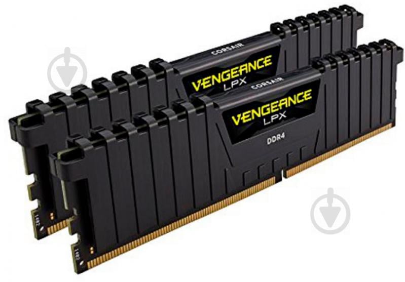 Оперативная память Corsair DDR4 SDRAM 8 GB (2x4GB) 2400 MHz (CMK8GX4M2A2400C16) Vengeance LPX Black - фото 2