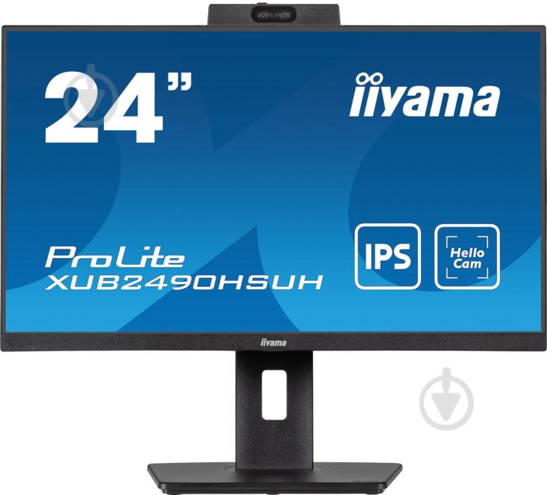 Монитор Iiyama 23,8" (XUB2490HSUH-B1) - фото 1 Монитор Iiyama 23,8" (XUB2490HSUH-B1) - фото 1