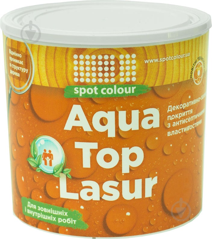 Лазур-антисептик Spot Colour Aqua Toplasur венге шовковистий мат 0,75 л - фото 2