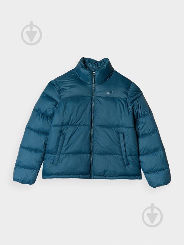 Пуховик женский зимний 4F DOWN JACKET F469 4FWAW24TDJAF469-46S р.L синий - фото 9