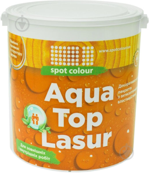 Лазур-антисептик Spot Colour Aqua Toplasur венге шовковистий мат 2,5 л - фото 2