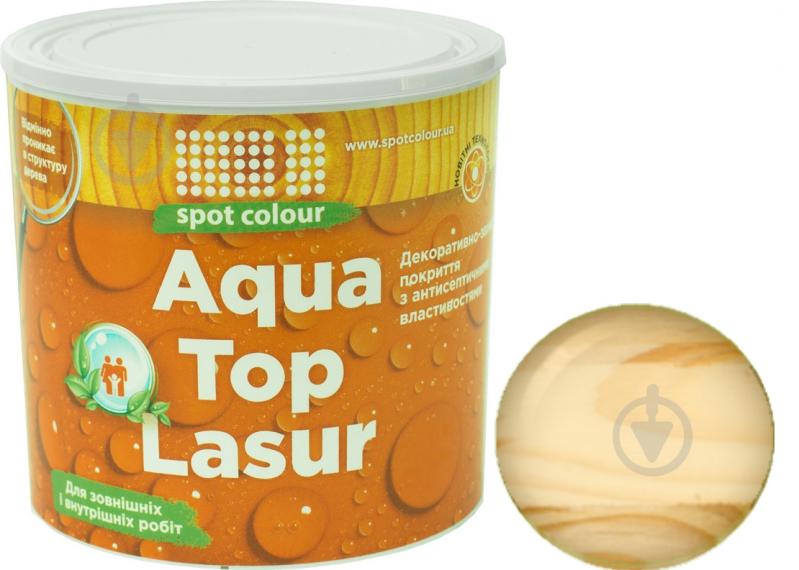 Лазур-антисептик Spot Colour Aqua Toplasur липа шовковистий мат 0,75 л - фото 1