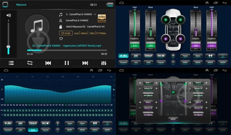 Автомагнітола Phantom DVA-7125 - фото 4 Автомагнітола Phantom DVA-7125 - фото 4