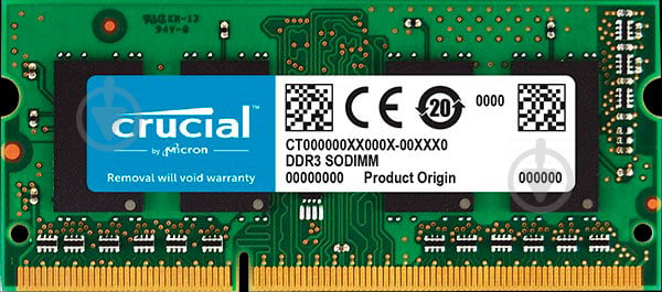 Оперативна пам'ять Micron DDR3 SDRAM 4 GB (1x4GB) 1866 MHz (CT4G3S186DJM) - фото 1