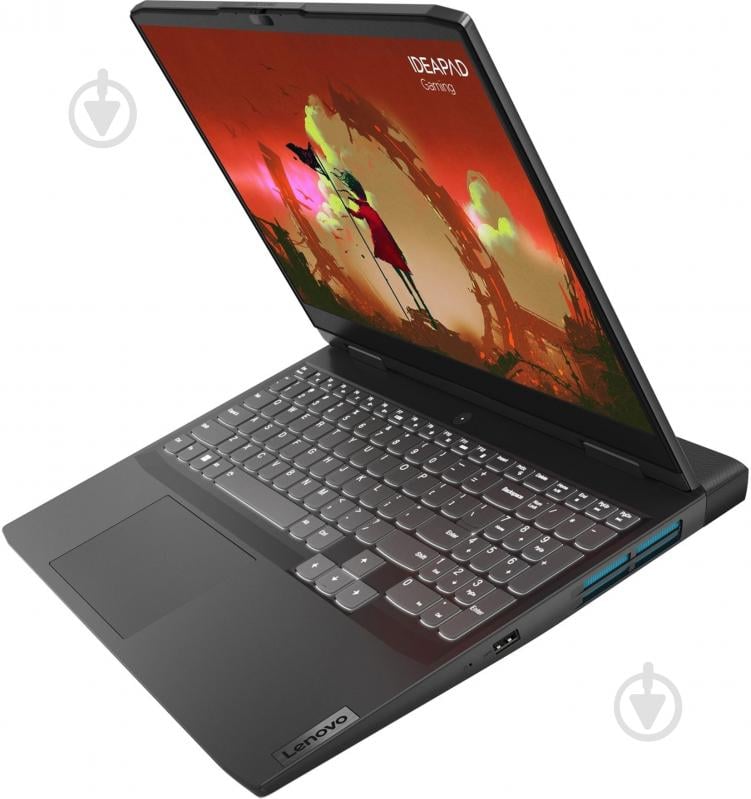 Ноутбук Lenovo ideapad Gaming 3 15ARH7 15,6" (82SB00QCRA) onyx grey - фото 3
