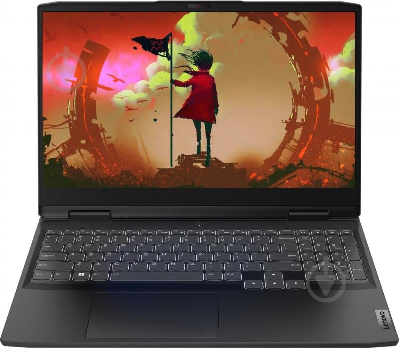 Ноутбук Lenovo ideapad Gaming 3 15ARH7 15,6" (82SB00QCRA) onyx grey - фото 2