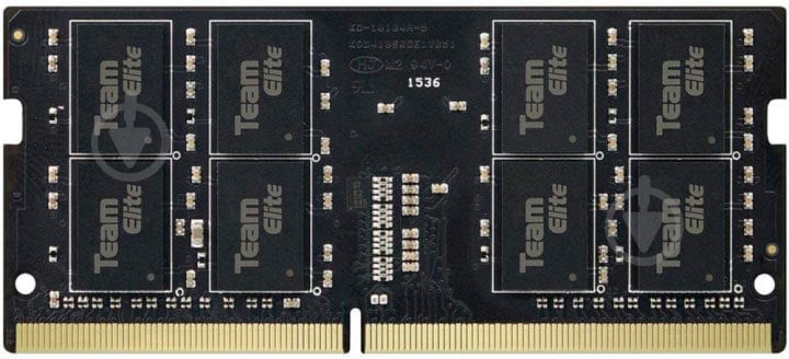 Оперативна пам'ять Team SODIMM DDR4 16 GB (1x16GB) 2666 MHz (TED416G2666C19-S01) - фото 1