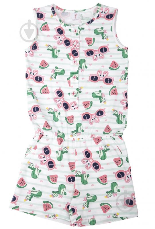 Напівкомбінезон для дівчаток Luna Kids Flamingo р.128-134 мульті №0031/16197 - фото 3