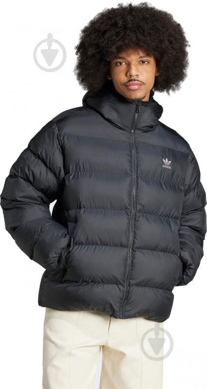 Пуховик мужской зимний Adidas COMMERCIAL PUFF IY3396 р.M черный - фото 1