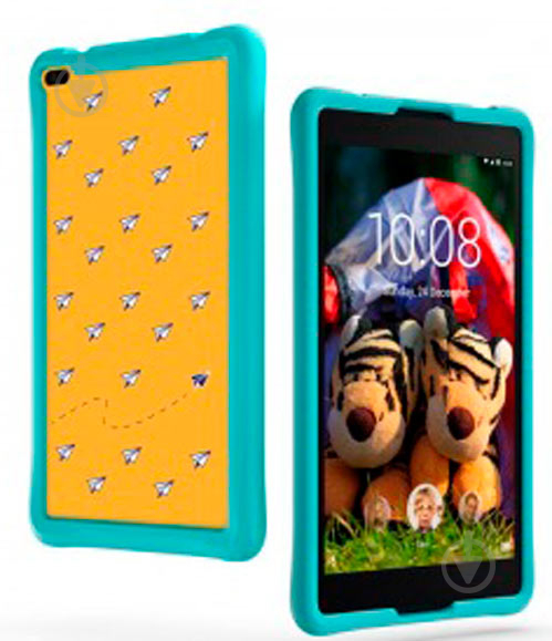 Чехол Lenovo Kid's Pack для планшета Lenovo TAB4 8" blue (ZG38C01700) Bumper Sticker Film + защитная пленка - фото 3