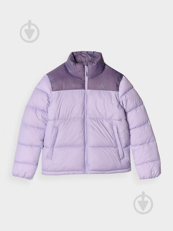 Пуховик жіночий зимовий 4F DOWN JACKET F469 4FWAW24TDJAF469-52S р.L фіолетовий - фото 5 Пуховик жіночий зимовий 4F DOWN JACKET F469 4FWAW24TDJAF469-52S р.L фіолетовий - фото 5