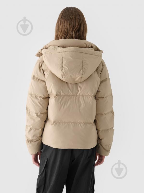 Пуховик женский зимний 4F DOWN JACKET F481 4FWAW24TDJAF481-83S р.L бежевый - фото 2