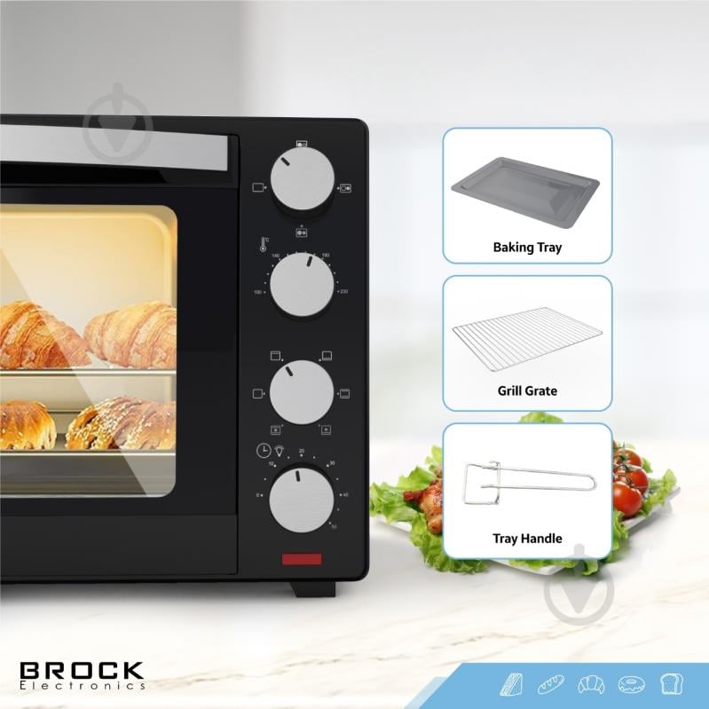 Электрическая печь Brock TO 3002 B - фото 10