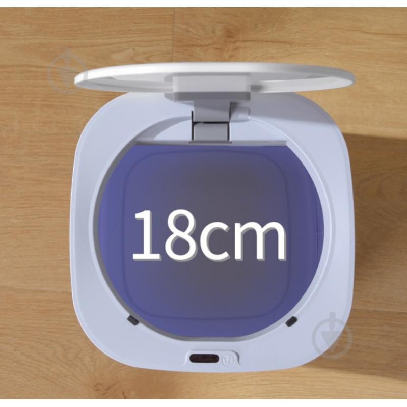 Ведро для мусора JAH сенсорное квадратное 11 л белый 20260 - фото 5 Ведро для мусора JAH сенсорное квадратное 11 л белый 20260 - фото 5