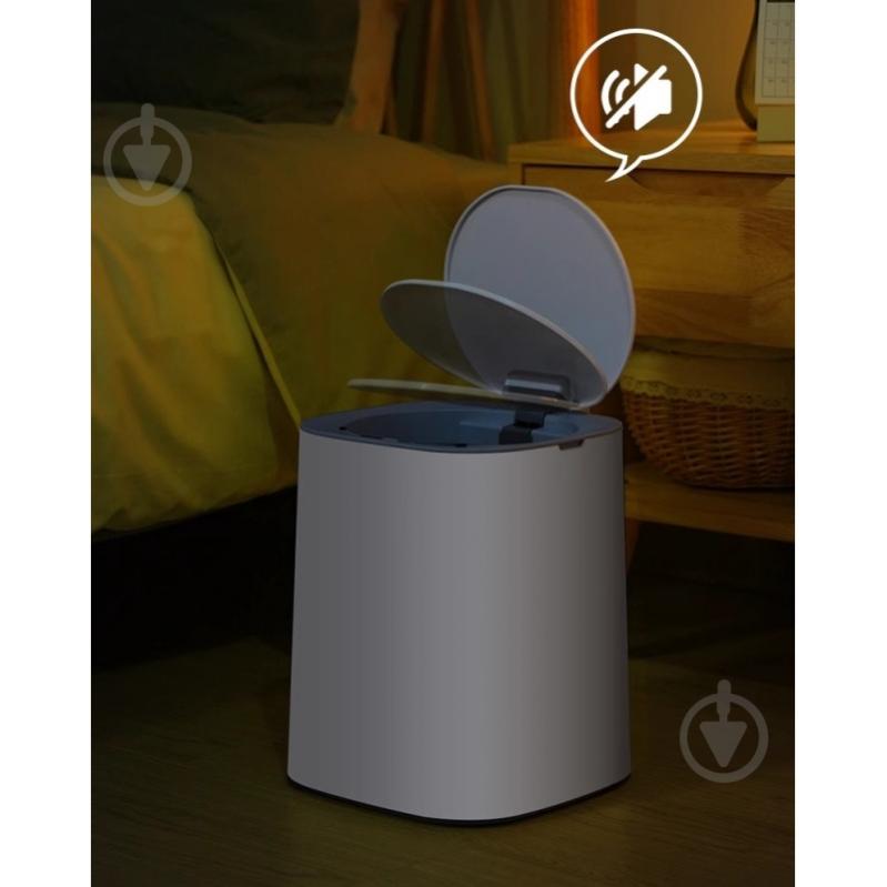 Ведро для мусора JAH сенсорное квадратное 11 л белый 20260 - фото 3 Ведро для мусора JAH сенсорное квадратное 11 л белый 20260 - фото 3