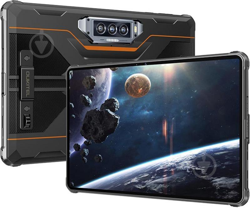 Планшет Oukitel RT8 11" 6/256GB Wi-Fi + LTE black/orange (6931940756396) - фото 3