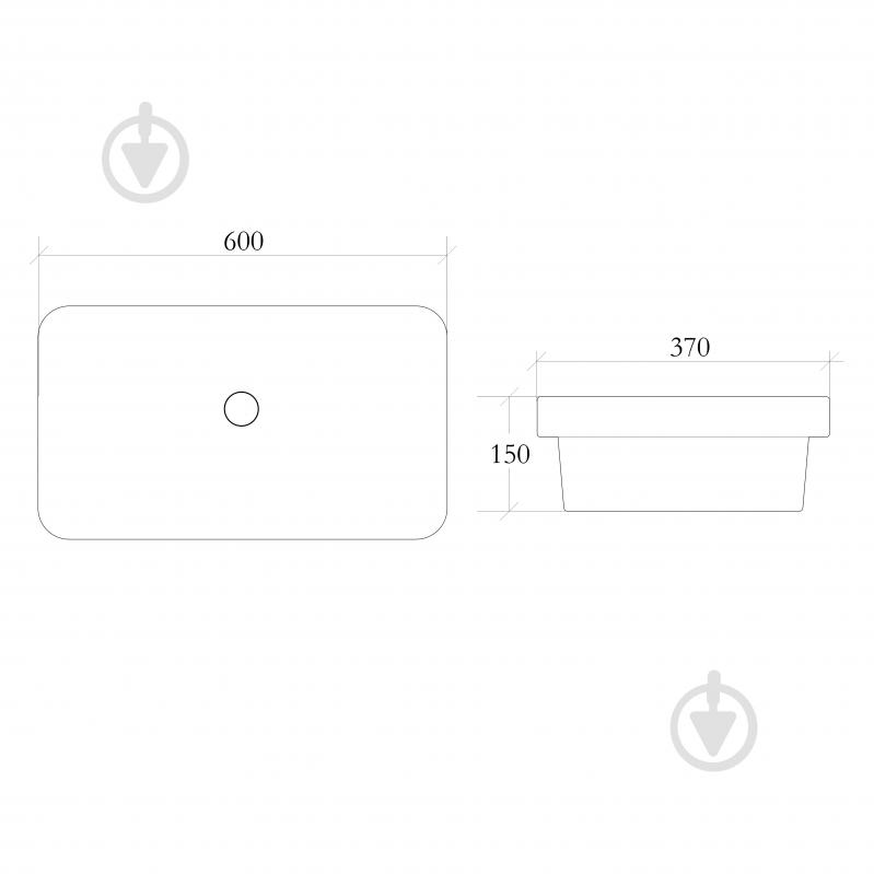 Умивальник Helmken 37060000 2 в 1: прямокутний 60 см із донним клапаном Сlick-clack, хром - фото 5 Умивальник Helmken 37060000 2 в 1: прямокутний 60 см із донним клапаном Сlick-clack, хром - фото 5