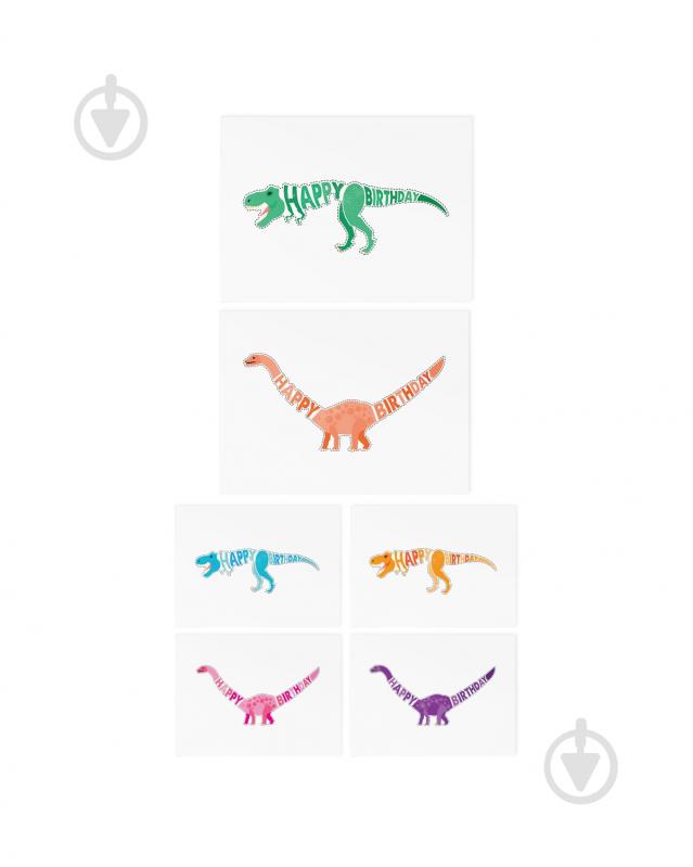 Тату тимчасове TATTon.me Birthday Dinos set - фото 2