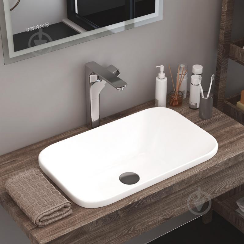 Умывальник Helmken 37060000 2 в 1: прямоугольный 60 см с донным клапаном Сlick-clack, золото - фото 10 Умывальник Helmken 37060000 2 в 1: прямоугольный 60 см с донным клапаном Сlick-clack, золото - фото 10