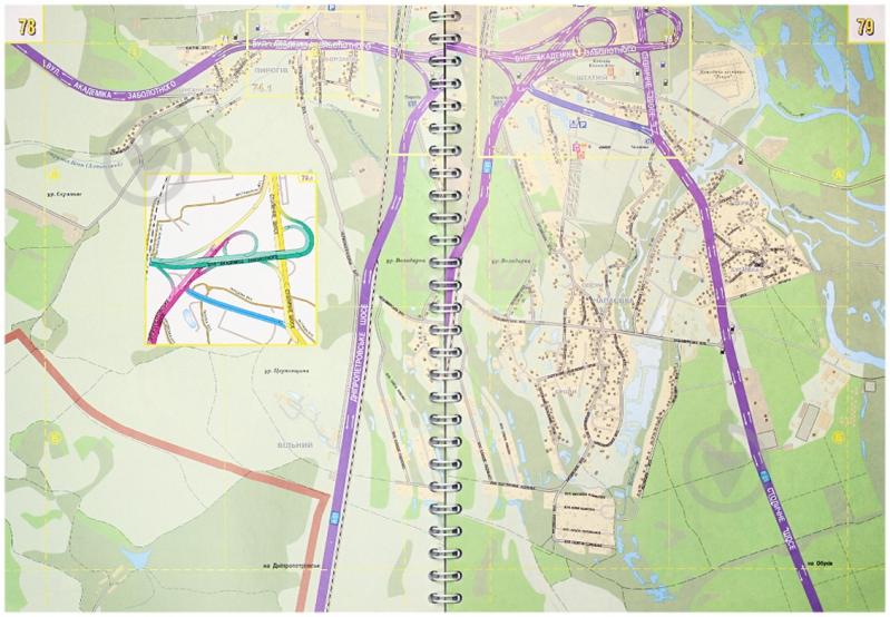 Атлас автомобіліста. Київ 1:16 000 Картографія - фото 2