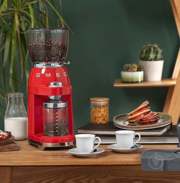 Кофемолка Smeg CGF11RDEU - фото 5