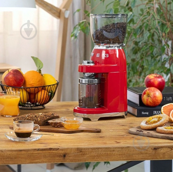 Кофемолка Smeg CGF11RDEU - фото 4