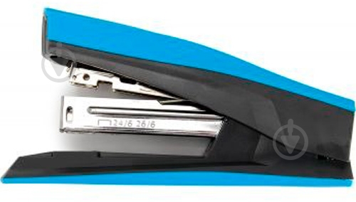 Степлер Shell пласт., №24/6, 20 арк., голубой Axent - фото 4