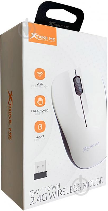 Мышь Xtrike white (GW-116WH) - фото 3