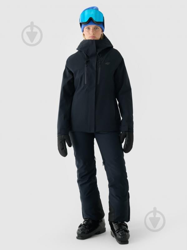 Куртка женская зимняя 4F TECHNICAL JACKET F593 4FWAW24TTJAF593-20S р.L черная - фото 9