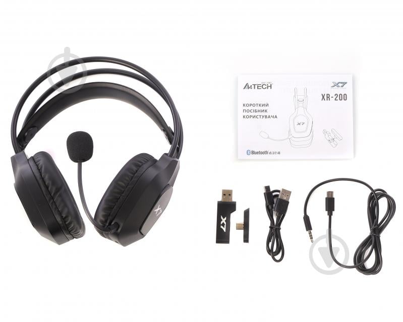 Гарнитура A4Tech black (XR-200 (Black)) - фото 6