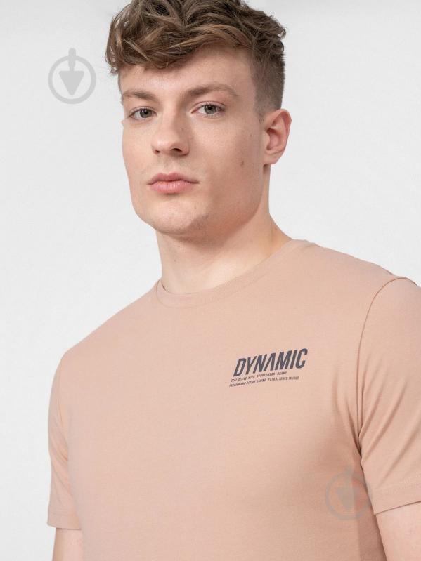 Футболка 4F H4L22-TSM024-64S р.S персиковый - фото 2