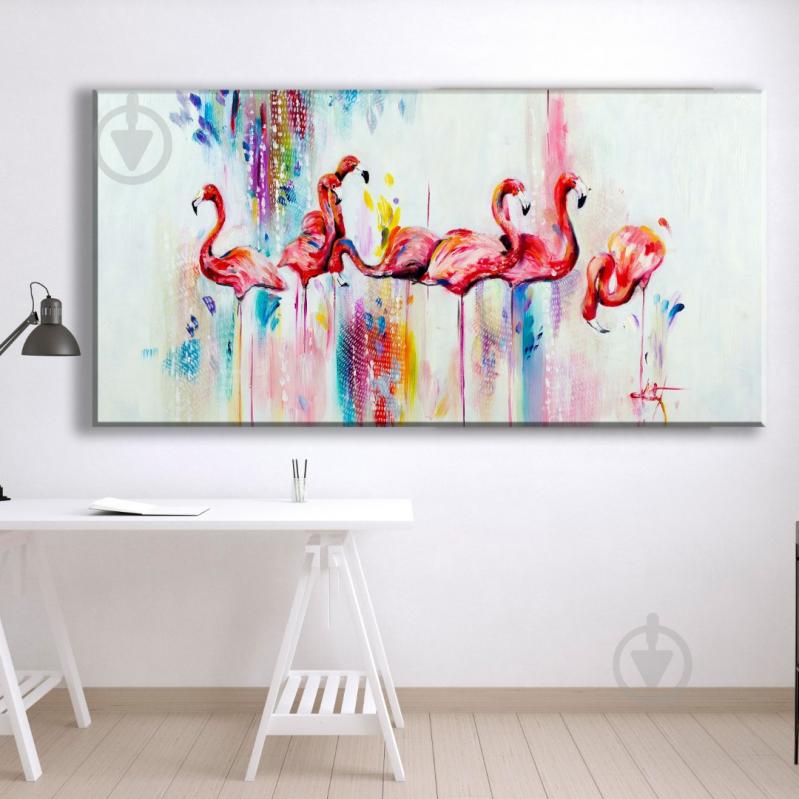 Постер Flamingo Art 70x140 см Brushme - фото 2