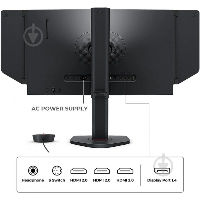 Монітор BenQ XL2566X+ 24,1" (9H.LMRLB.QBE) - фото 4