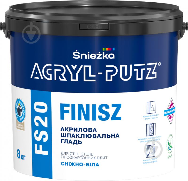 Шпаклівка Sniezka ACRYL-PUTZ FS20 8 кг - фото 2