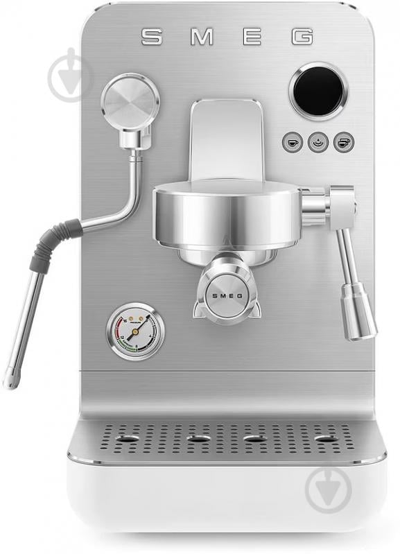 Кофеварка рожковая Smeg EMC02WHMEU - фото 1