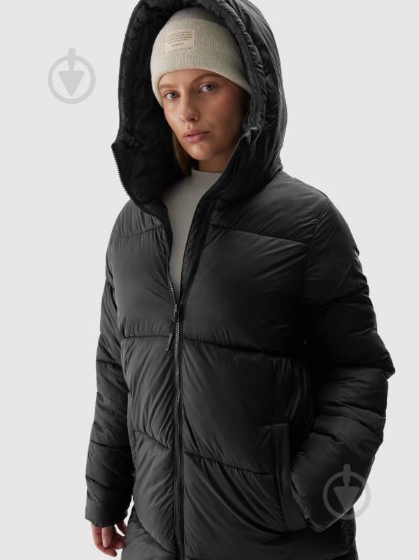 Пуховик женский зимний 4F DOWN JACKET F475 4FWAW24TDJAF475-20S р.L черный - фото 3