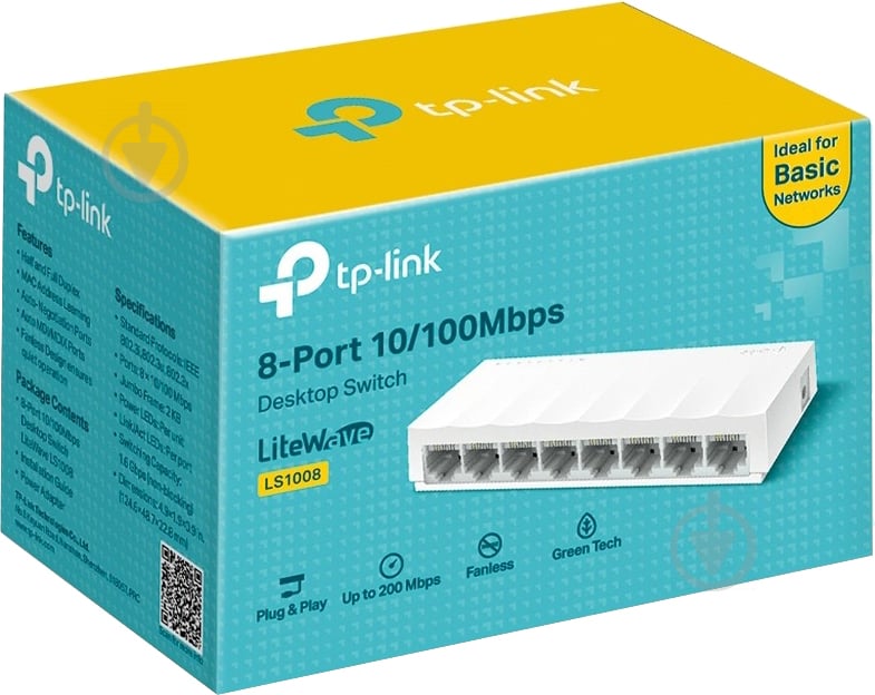 Коммутатор TP-Link LS1008 - фото 2