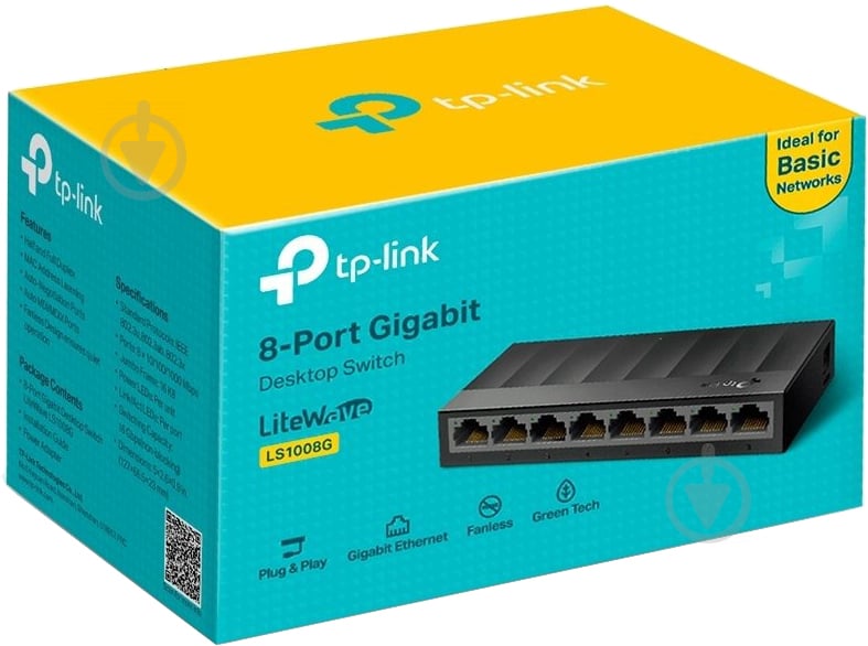 Комутатор TP-Link LS1008G - фото 2