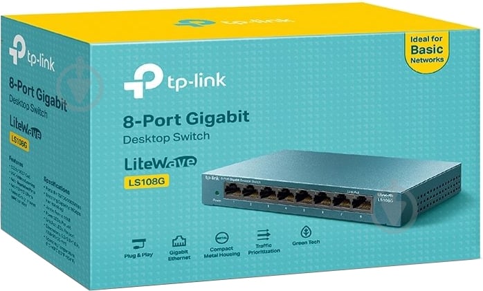 Комутатор TP-Link LS108G - фото 3