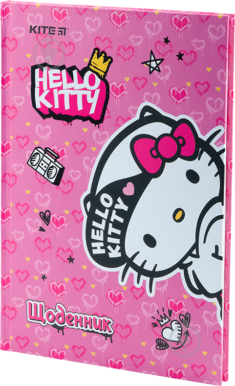 Щоденник шкільний Hello Kitty тверда обкладинка HK21-262-2 KITE - фото 2