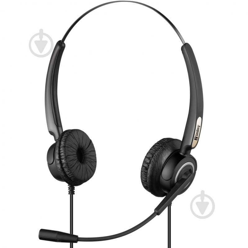 Гарнитура Sandberg USB Office Headset Pro Stereo black (126-13) - фото 1