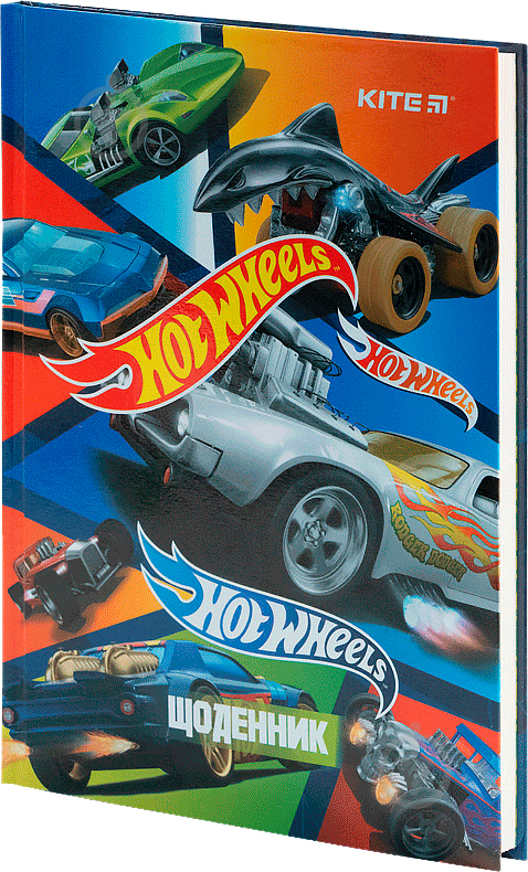 Дневник школьный Hot Wheels твердая обложка HW21-262-2 KITE - фото 2