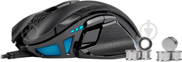 Мышь Corsair Nightsword RGB Tunable FPS/MOBA Gaming Mouse Black (CH-9306011-EU) USB black (CH-9306011-EU) - фото 5