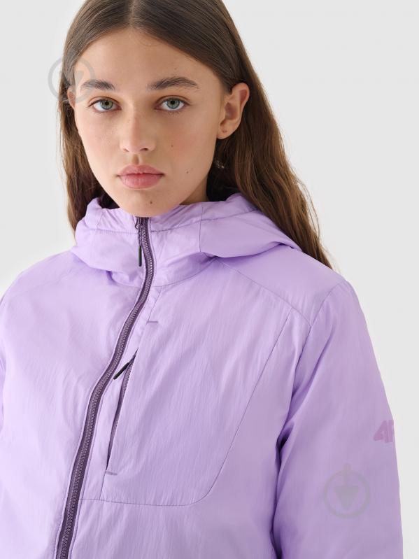 Пуховик жіночий зимовий 4F DOWN JACKET F471 4FWAW24TDJAF471-52S р.M фіолетовий - фото 4 Пуховик жіночий зимовий 4F DOWN JACKET F471 4FWAW24TDJAF471-52S р.M фіолетовий - фото 4