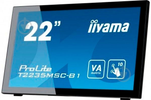 Монітор Iiyama ProLite 21,5" (T2235MSC-B1) - фото 6