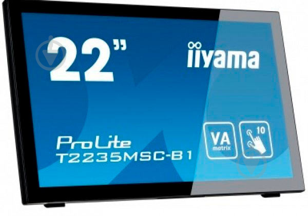 Монітор Iiyama ProLite 21,5" (T2235MSC-B1) - фото 2